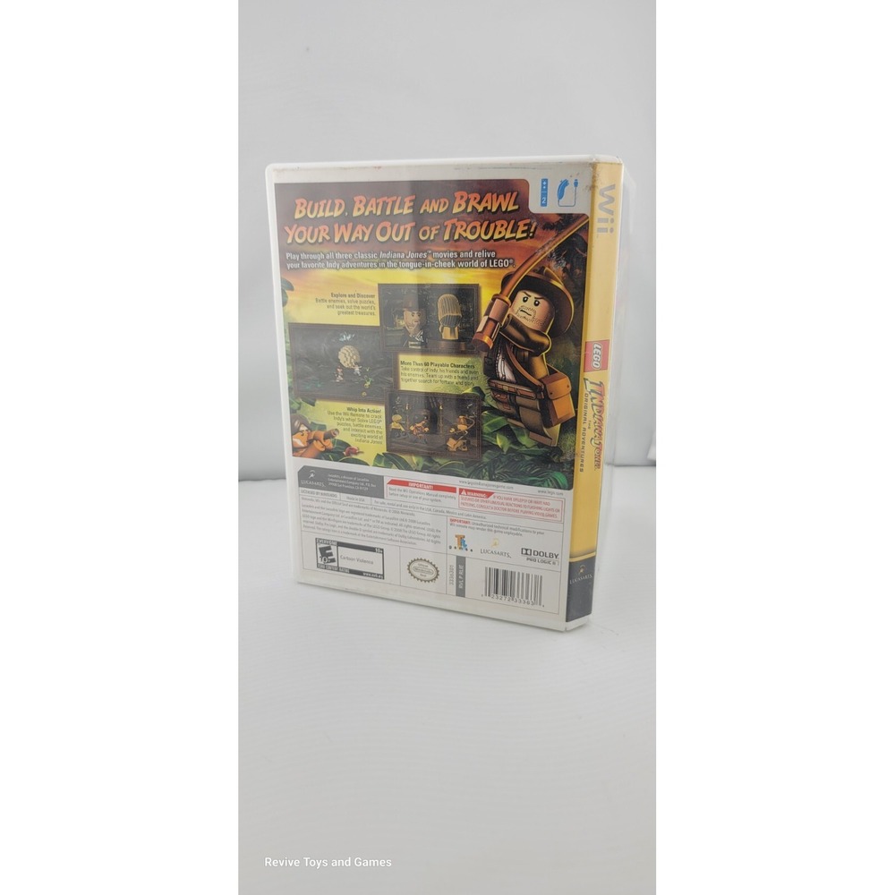 LEGO Indiana Jones The Original Adventures Nintendo Wii 2008 CIB Complete Tested - Picture 7 of 7